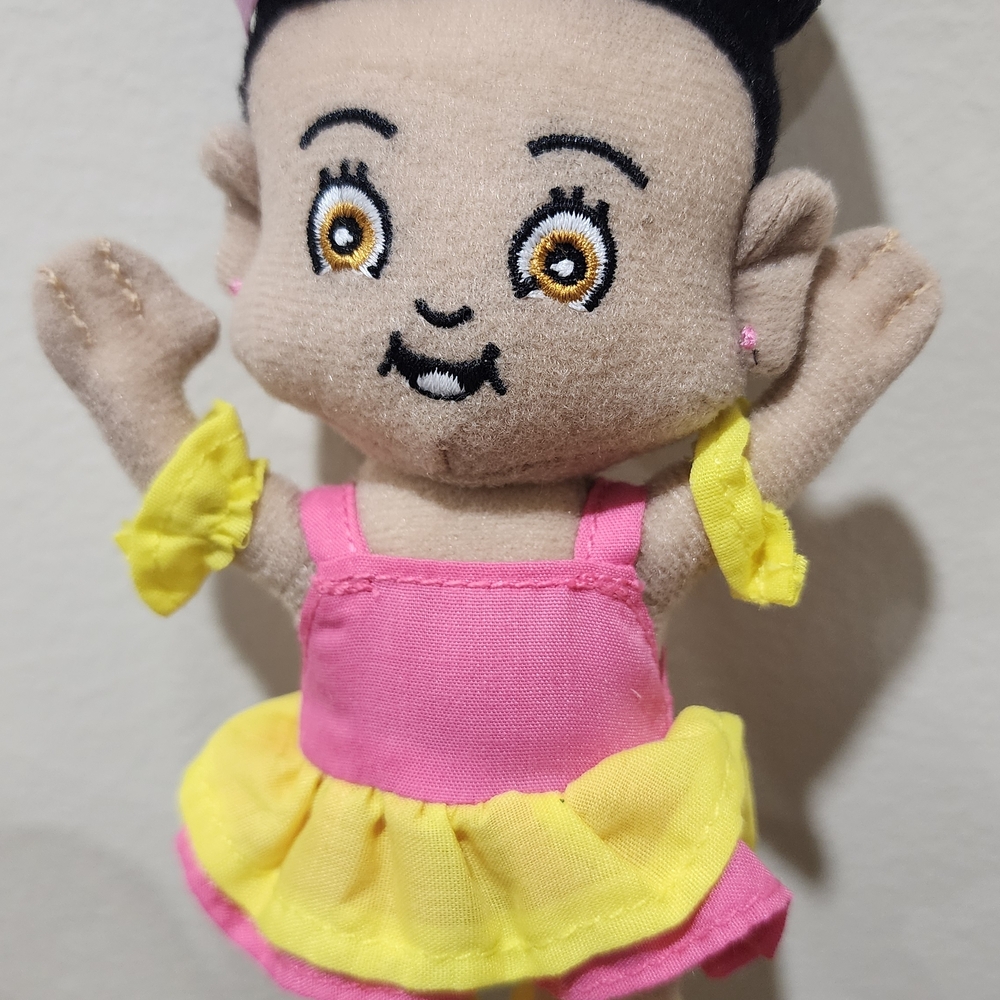100 PACKS | 6 Inch Charming Pink and Yellow Stuffed Doll - Picture 12 of 13
